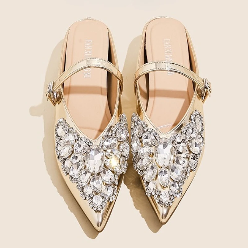 Women Shoes Luxury Brand - Diamond Luxury Designer Sandals Women Glitter