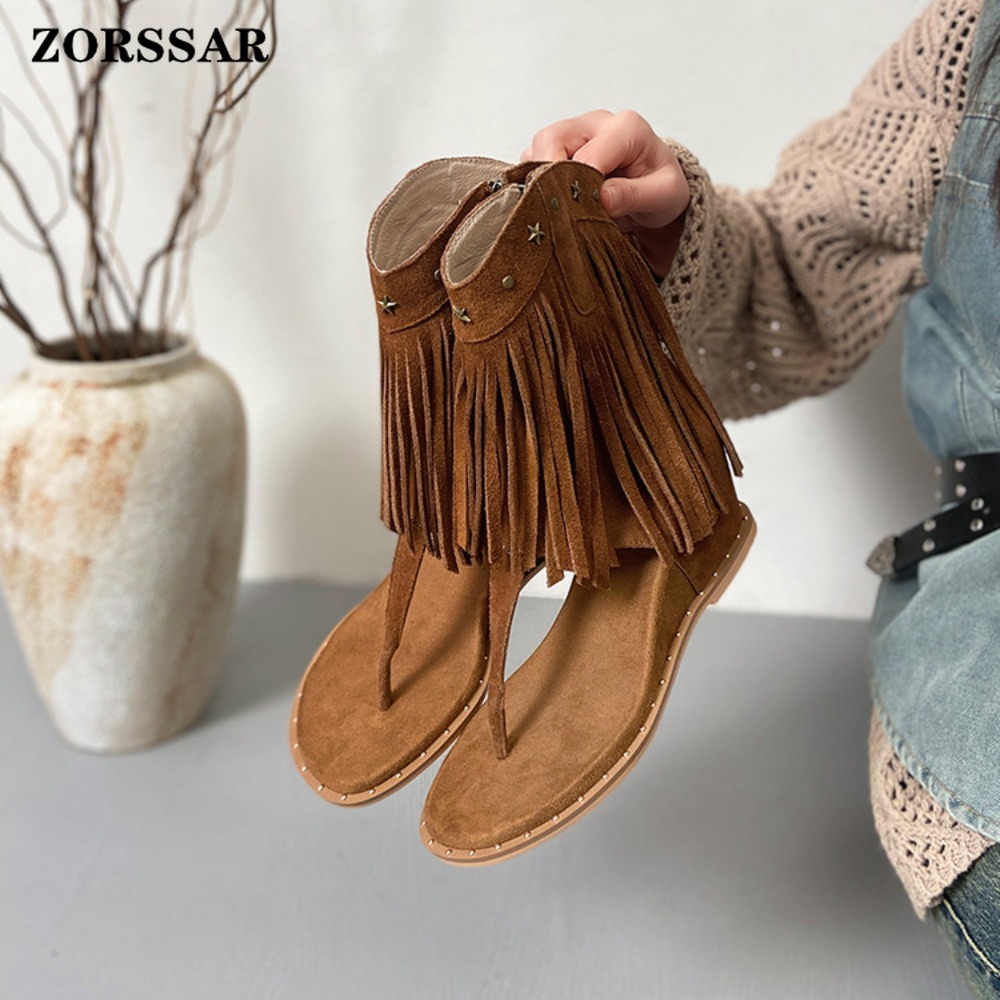Women's Fringe Decor Studded T - đánh giá và giá Women Shoes Boots