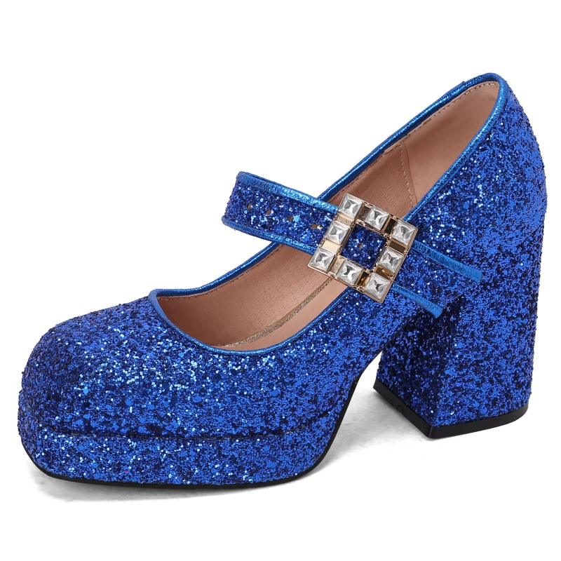 Women's Block High Heels Mary  - đánh giá và giá Women'S Shoes Big Feet