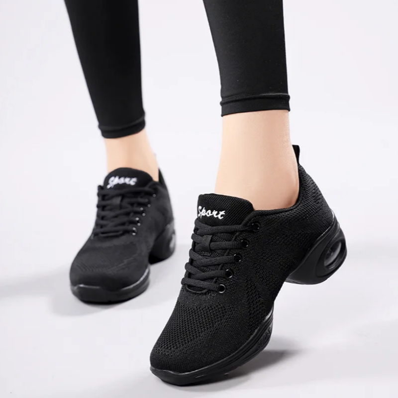 Women's Black Mesh Dance Sneak - đánh giá và giá Women'S Zumba Shoes