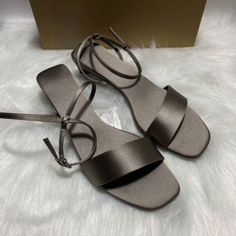 Luxury Satin Ankle Strap Low H - đánh giá và giá Women Shoes Luxury Brand