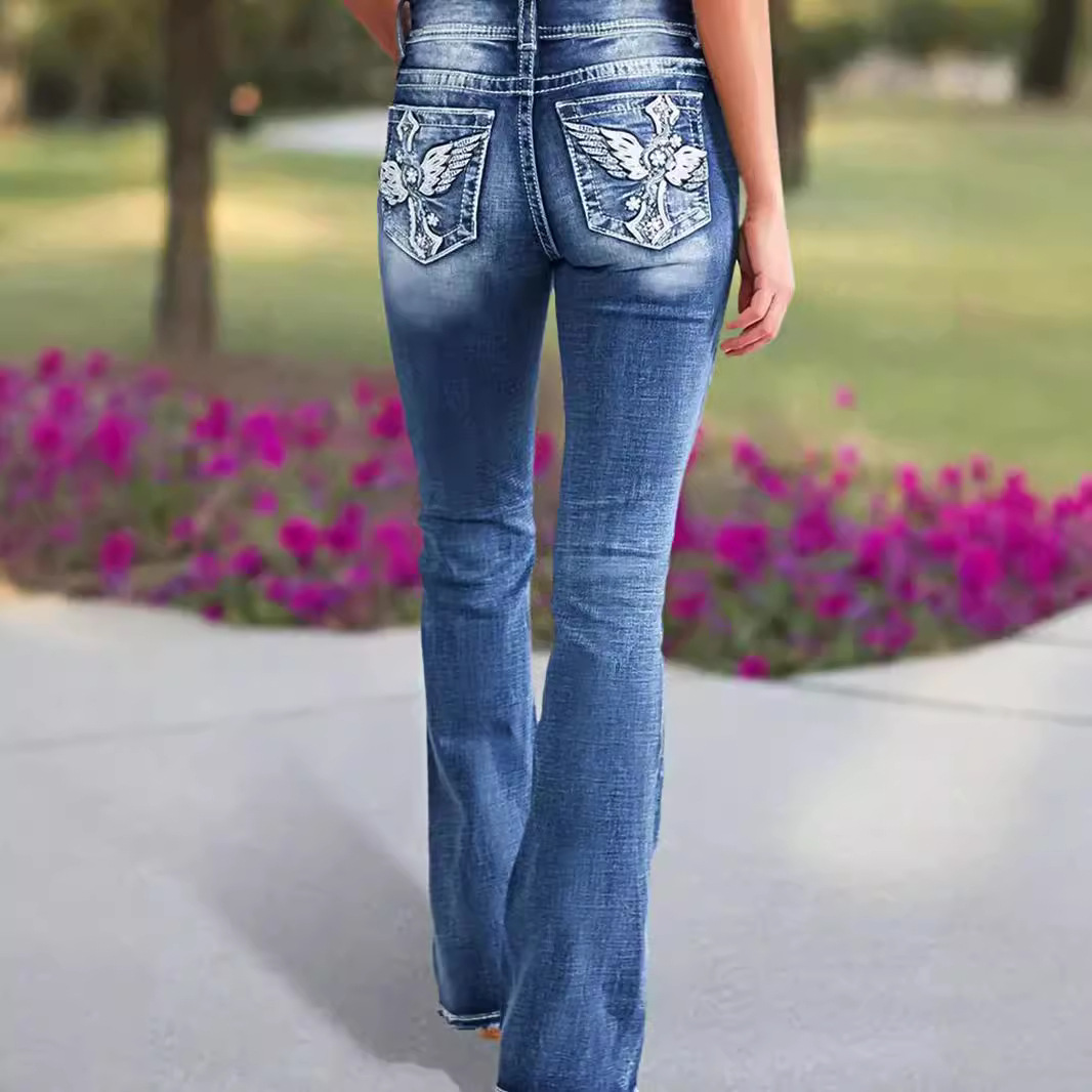 2025 New Women's High Waist Em - đánh giá và giá Women Shoes Jeans