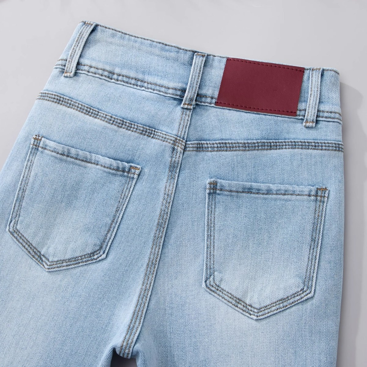 Women's Light Blue Flare Pants - đánh giá và giá Women Shoes Jeans