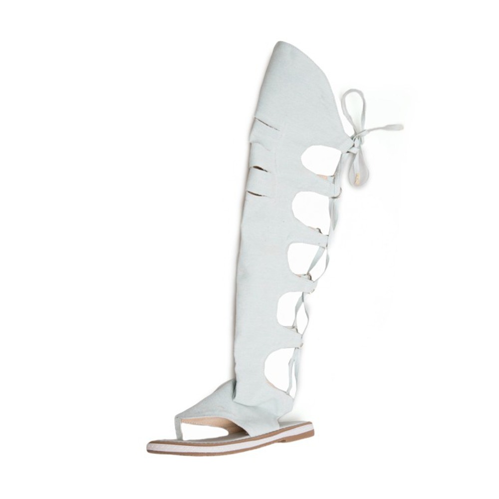 Women Knee High Gladiator Sand - đánh giá và giá Thong Flat Sandal