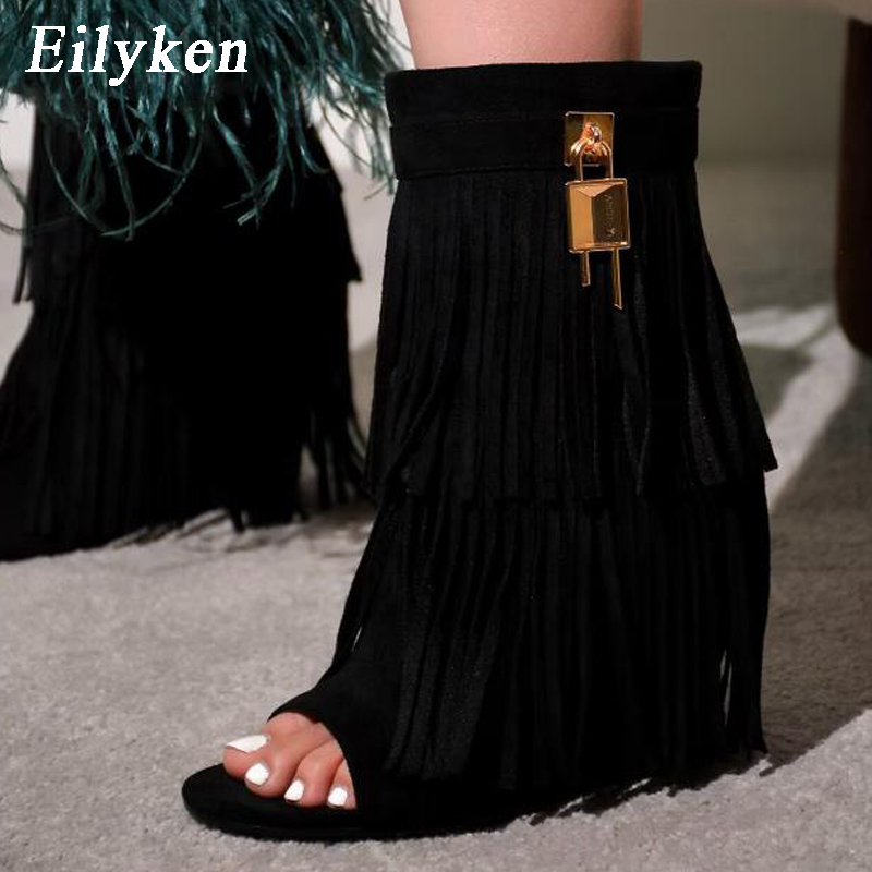 Eilyken Designer Fringe Wedges - đánh giá và giá Women Shoes Boots